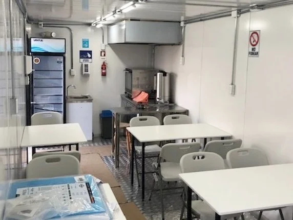 Instalaciones móviles en Minera Los Pelambres - Invertec SpA